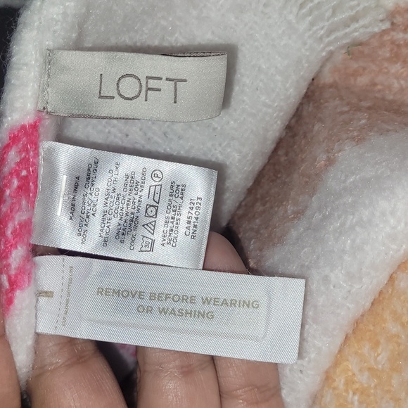 Loft Striped Blanket Scarf Excellent Condition - Picture 2 of 6